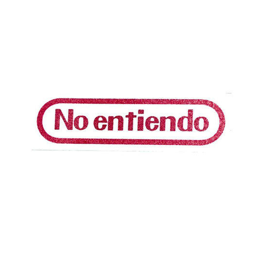 No Entiendo - Sticker