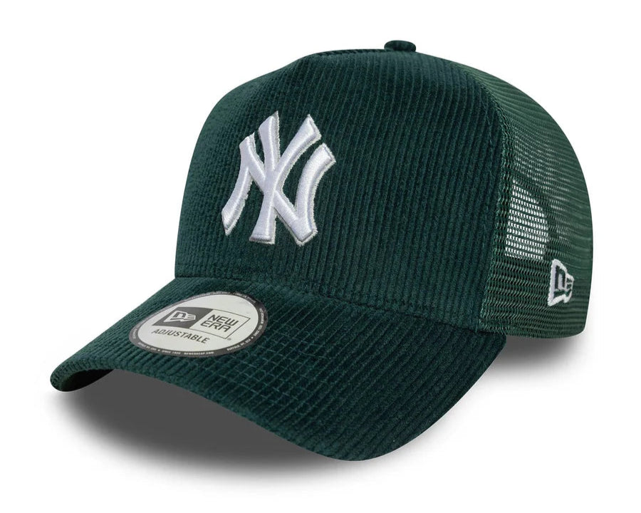 New Era Gorra Ajustable de Pana Trucker NY Yankees