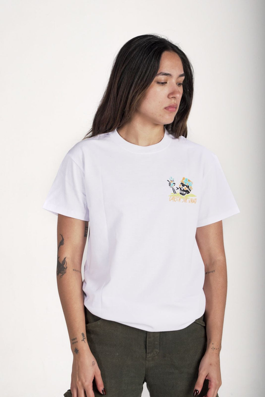 Cuesta ser vago - white