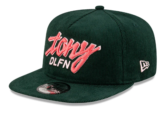 Tony Delfino X New Era Corduroy Golfer Snapback Verde