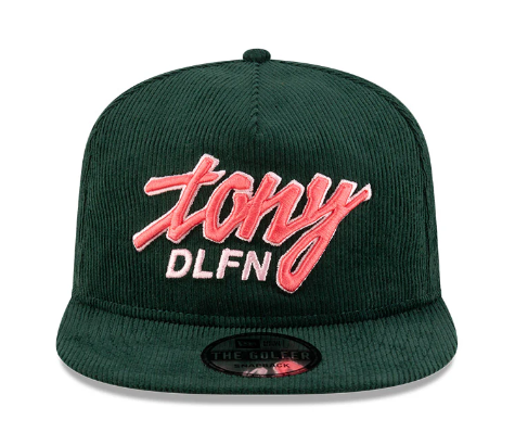 Tony Delfino X New Era Corduroy Golfer Snapback Verde