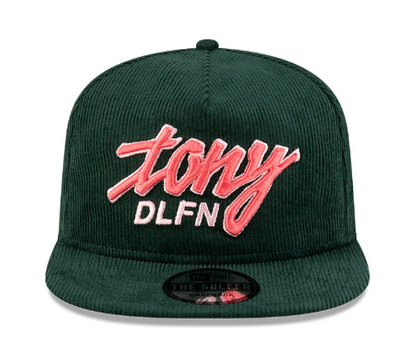 Tony Delfino X New Era Corduroy Golfer Snapback Verde