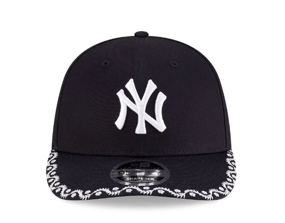 New York Yankees MLB Floral Navy Low Profile 9FIFTY Snapback Adjustable