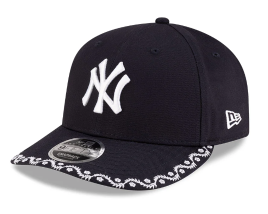 New York Yankees MLB Floral Navy Low Profile 9FIFTY Snapback Adjustable