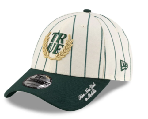 TRUE X New Era Pinstripe 9FORTY Strapback Verde