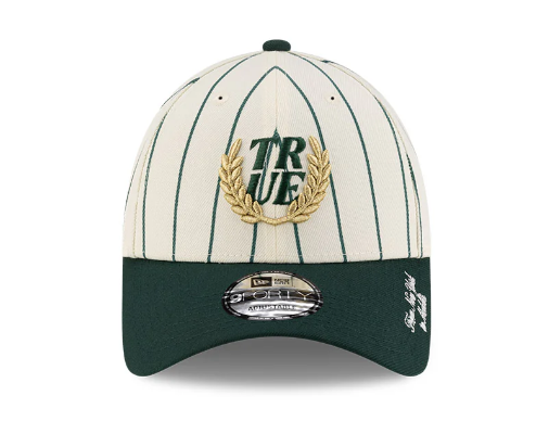 TRUE X New Era Pinstripe 9FORTY Strapback Verde
