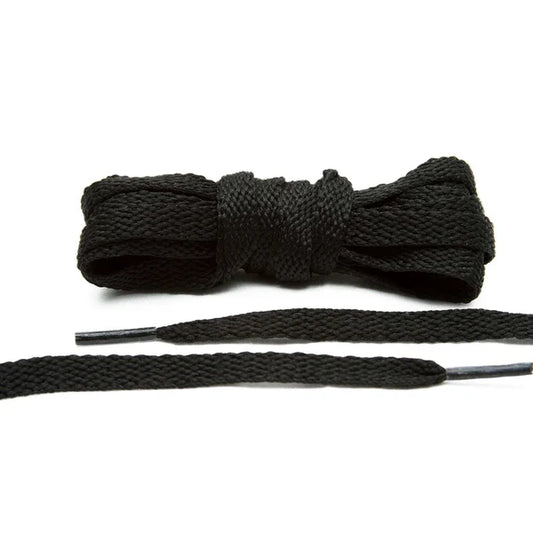 Black Flat Shoelaces