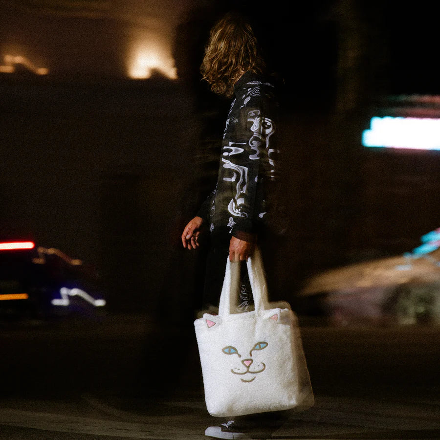 LORD NERMAL FLUFFY TOTE (WHITE)