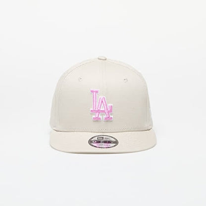 Outline Dodgers Pink Logo - Snapback