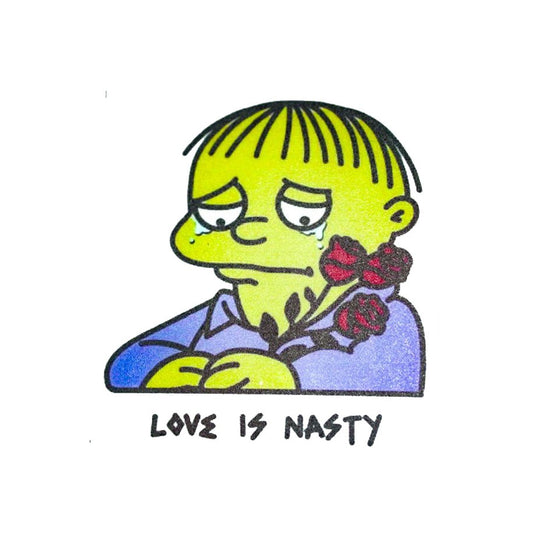 Love is nasty - Sticker