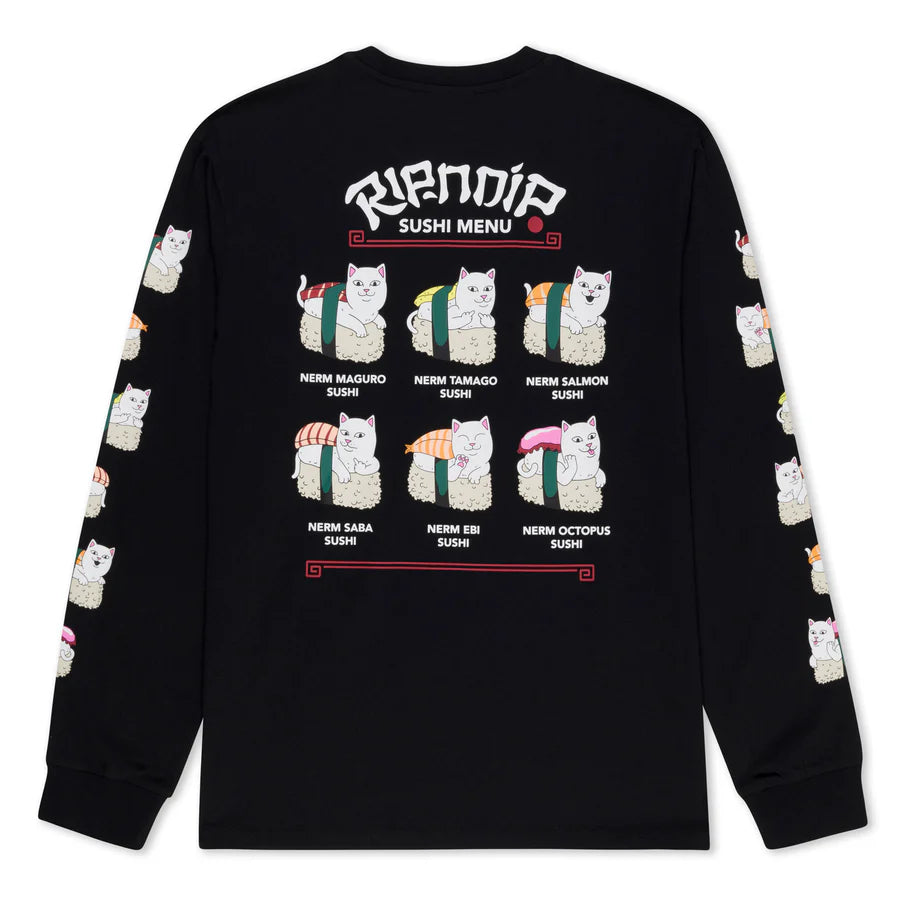 SUSHI NERM LONG SLEEVE (BLACK )