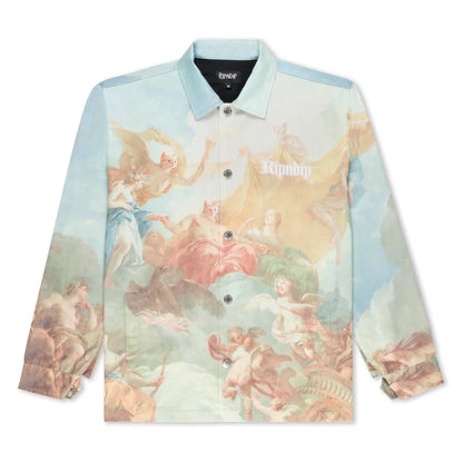 HEAVENS WAITING BUTTON UP JACKET (MULTI)