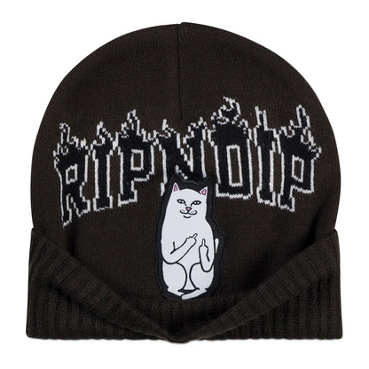 LORD NERMAL INFERNO BEANIE (BLACK)