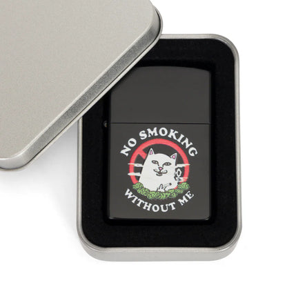 NO SMOKING REFILLABLE LIGHTER (BLACK)