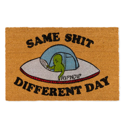 SAME SHIT DIFFERENT DAY DOOR MAT (BROWN)