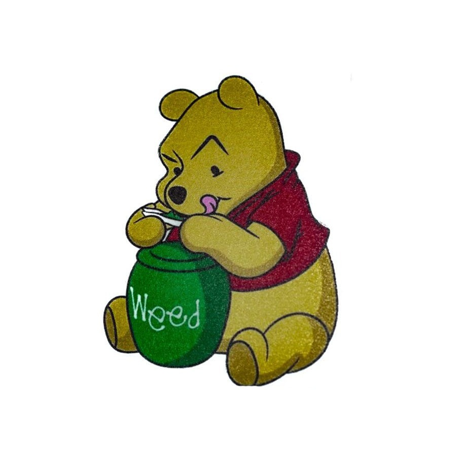 Weed the pooh - Sticker