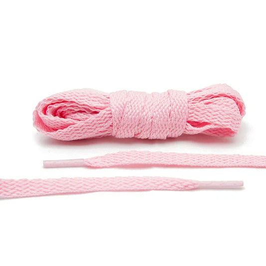 Pink Flat Shoelaces