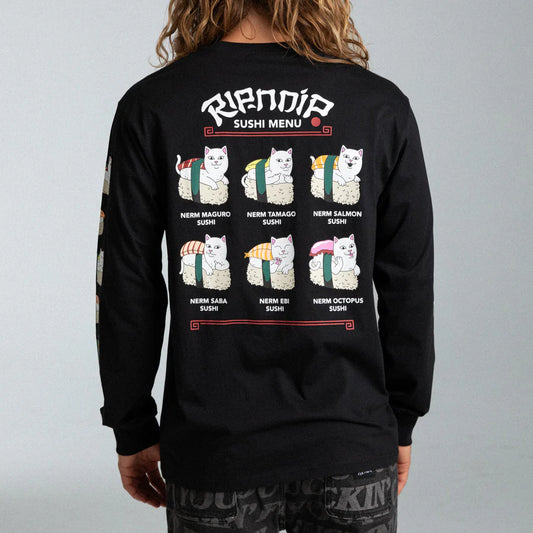 SUSHI NERM LONG SLEEVE (BLACK )