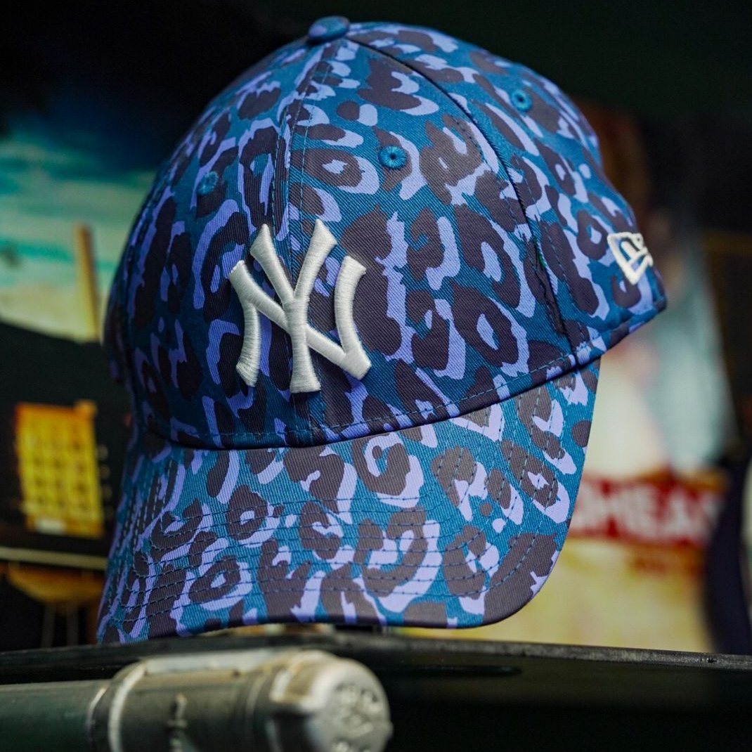 9forty ajustable camo yankees azul y celeste