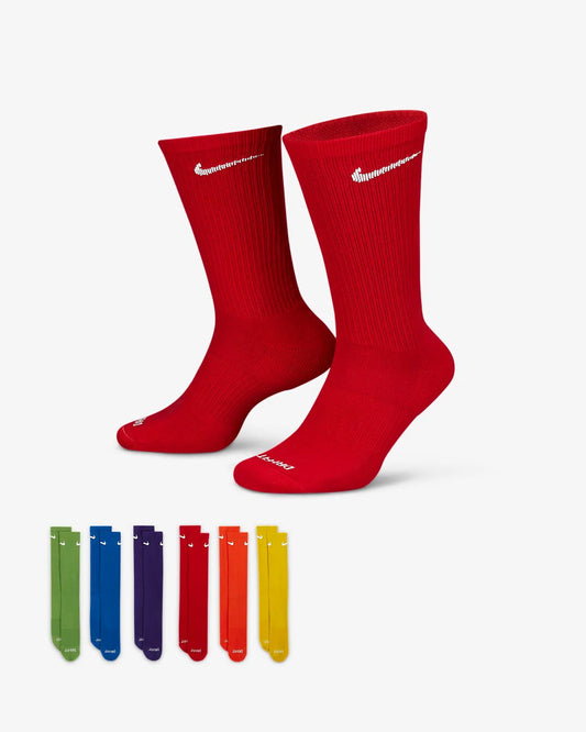 NIKE EVERY DAY DRI-FIT RAINBOW