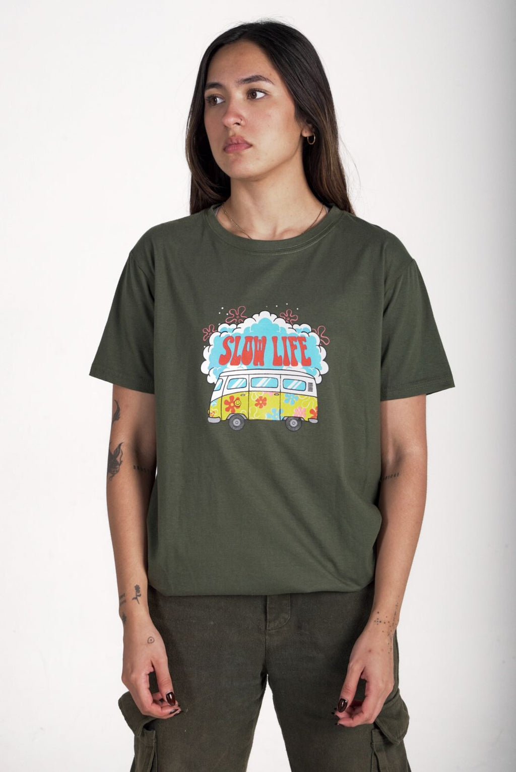 Fake guru slow life club verde musgo