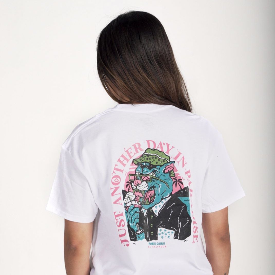 Just another day in paradise - White