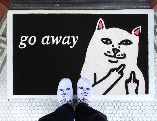 GO AWAY RUG (BLACK)